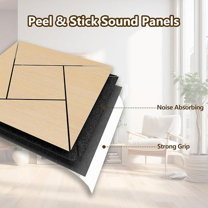 ARMURO 4 Packs Acoustic Wall Panels - Image 4