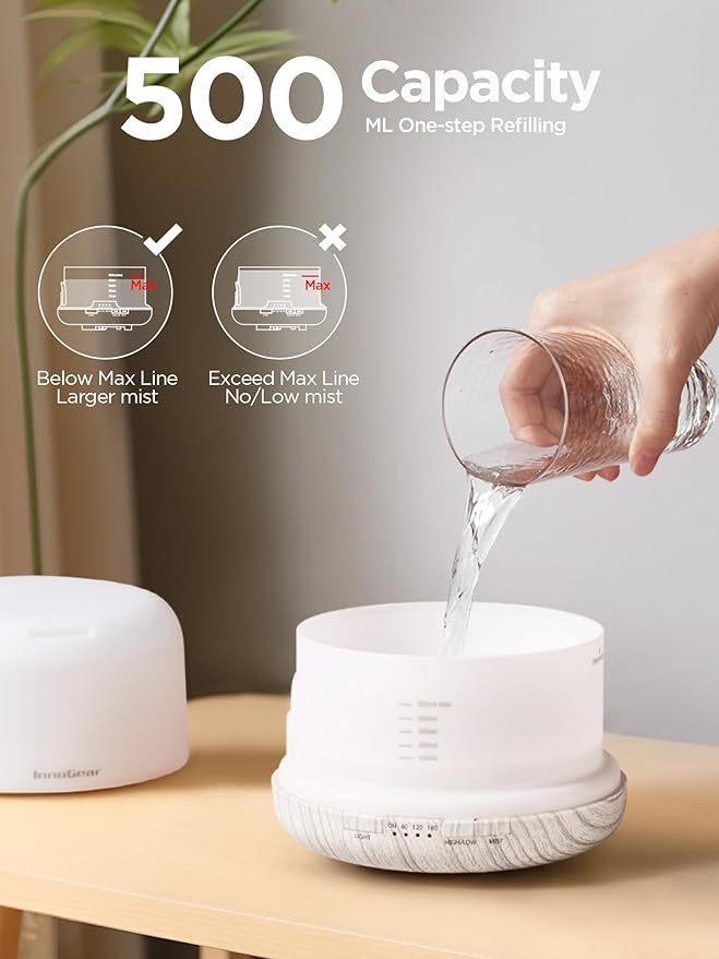 InnoGear 500ml Essential Oil Diffuser - Image 5