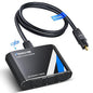NEWCARE Optical Audio Splitter 1 in 3 Out, SPDIF Toslink Digital Optical Audio by NEWCARE