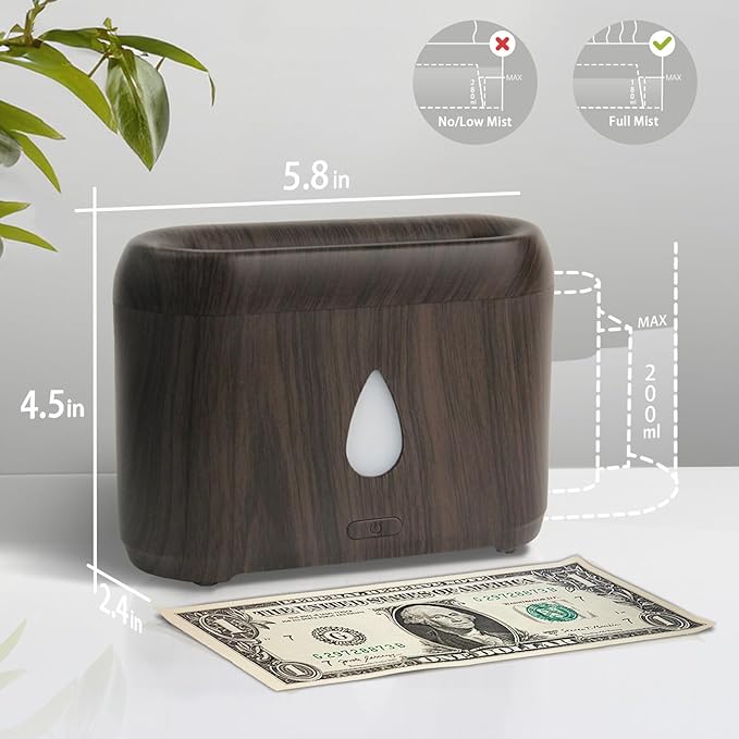 Flame Diffuser for Essential Oils, 200ml Ultrasonic Aroma Diffusers - Image 4