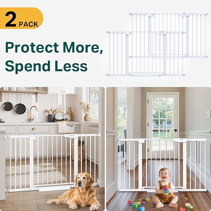 Cumbor 2 Pack 29.7-54.2" Baby Gate - Image 2