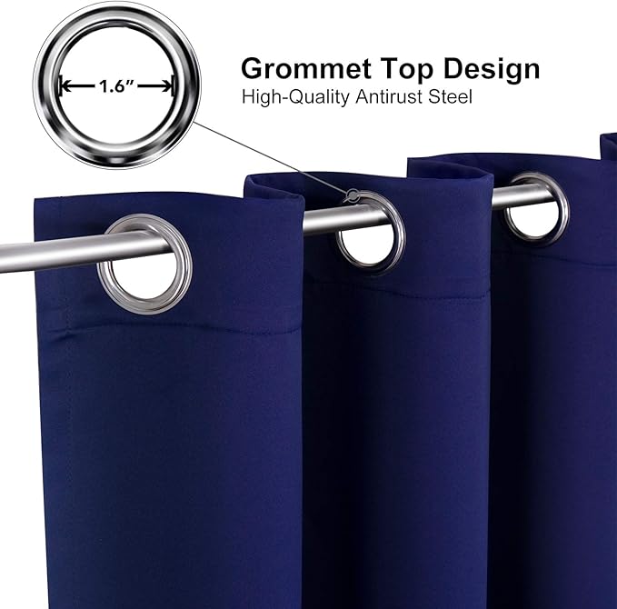 ChrisDowa Grommet Blackout Curtains - Image 2