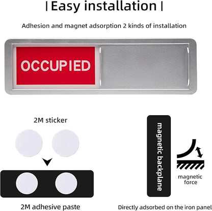 Custom Vacant Occupied Door Sign - Image 3