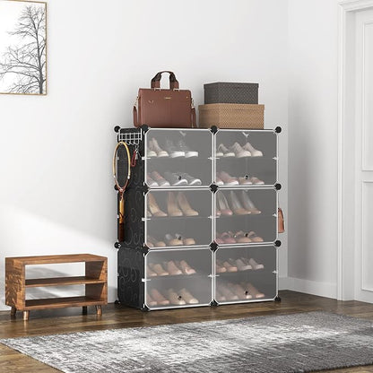 ROJASOP 6-Tier 24-Pair Expandable Shoe Rack Organizer - Image 2