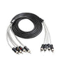 RECOIL PCI49 Premium 100% Oxygen Free Copper 9ft 4-Channel RCA Audio by Recoil
