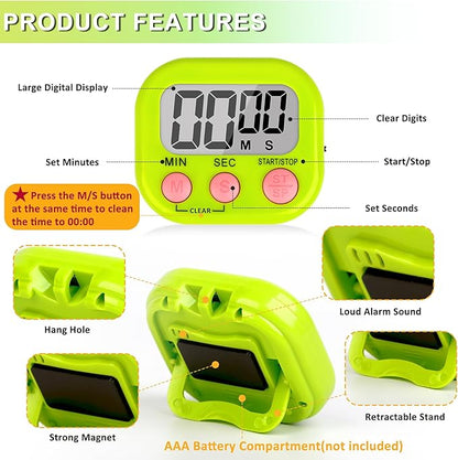 ZILLEEN Classroom Timer for Kids Teachers 2 Pack Digital Tmers - Image 8
