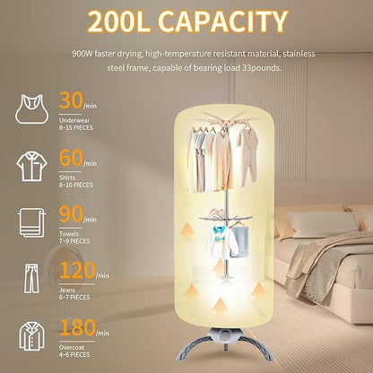 Portable Clothes Dryer for Apartment, RV and Travel, Secadora de ropa portatil - Image 3