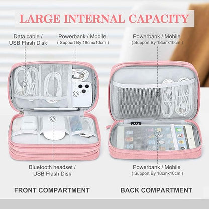 FYY Electronic Organizer, Large Travel Cable Organizer Bag Pouch Electronic - Image 3