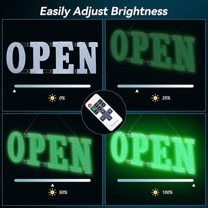 30" x 10" Large LED Open Signs - Image 4