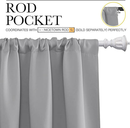 NICETOWN Kitchen Window Curtains 63 Long - Image 3