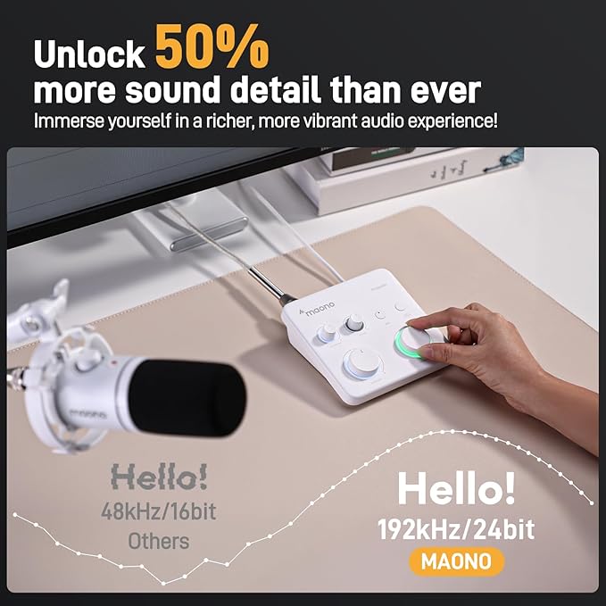 MAONO USB Audio Interface for PC: Interface - Image 2