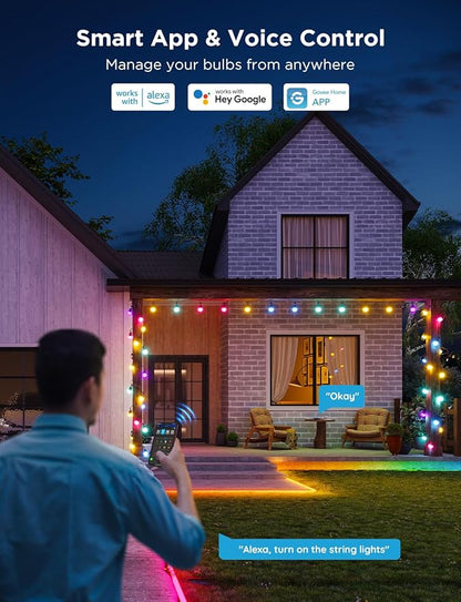 Govee Smart Outdoor String Lights 2, 144ft Outdoor Lights - Image 6
