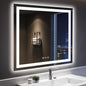 YEELAIT 36x36 Inch LED Bathroom Mirror by YEELAIT