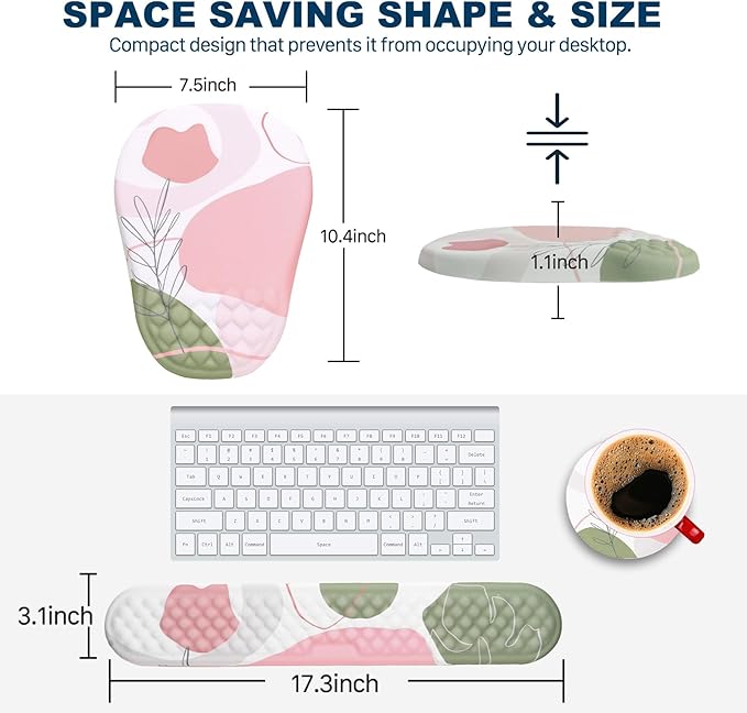 Ergonomic Mouse Pad and Keyboard Wrist Rest - Image 5
