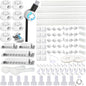 ELII 328Pcs Cable Management Kit, 8 Magnetic Cable Clips, 69Adhesive Cable by OfficeArtCraftsProducts