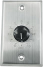 Rockville VOL70200 SS 200W 70V Wall Volume Control Zone Controller, Stainless by Rockville