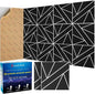 12 Pack 2-Layer Soundproof Wall Panels, 0.9lb/ft* High Density, Thicker 0.43 in by Staytunedforournewproduct
