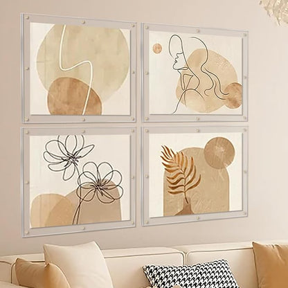 Kalami 18x24 Picture Frame Wall Mount Self Adhesive, Full Frame Size 21x25 - Image 6