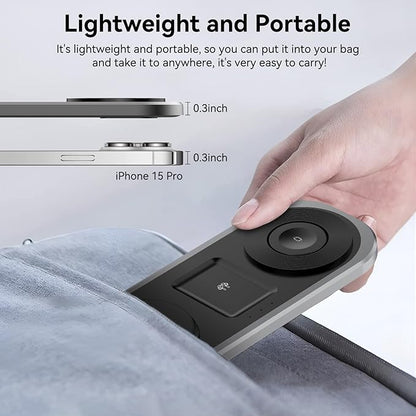 3 in 1 Fast Wireless Charger Stand - Image 5