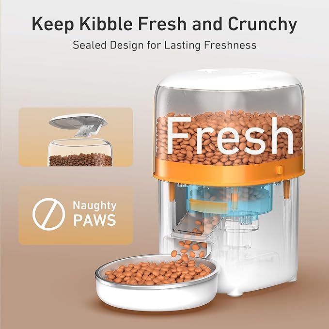 Automatic Cat Feeders - 2L Cat Food Dispenser Easy to Use - Image 3