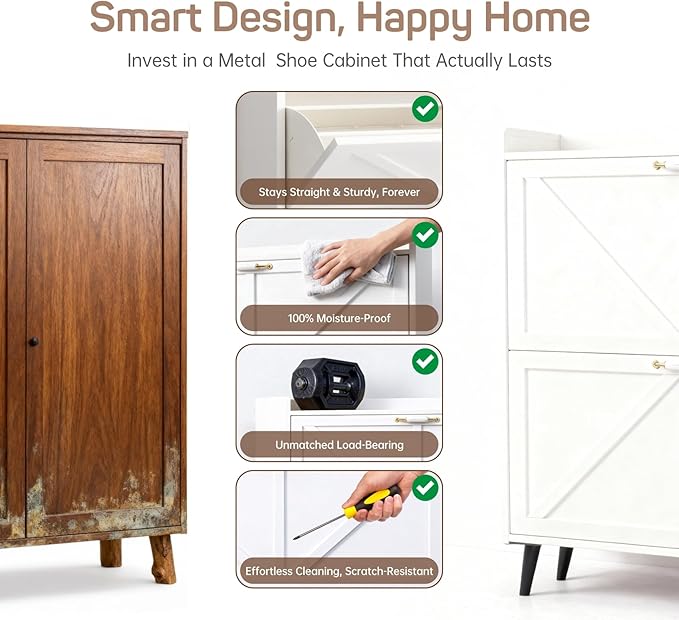 Shoe Storage Cabinet for Entryway - Image 7