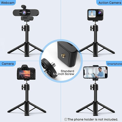 EMEET C960 Webcam with Tripod, 1080P Webcam with Microphone, Adjustable Height - Image 3