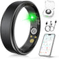 smart ring, fitness & health tracker/sleep/hrv/heart rate/spo2 (black,11#), main product view