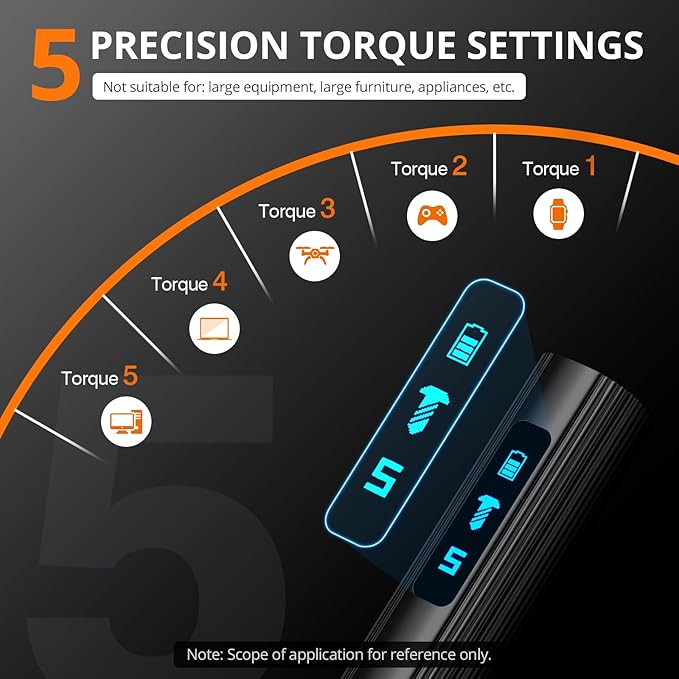 JOREST 155 in 1 Mini Electric Screwdriver Cordless, Precision Power Screwdriver - Image 8