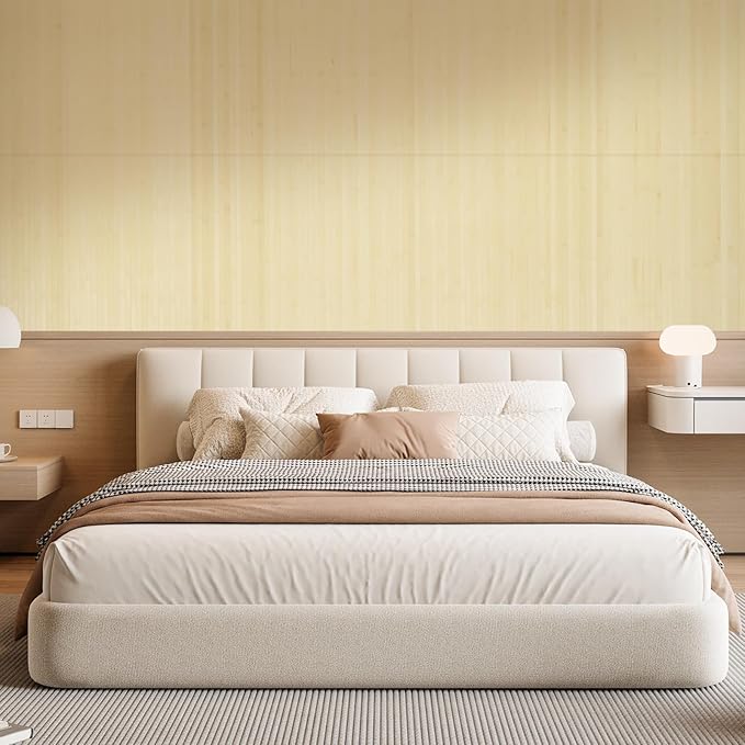OUZUGIE 2 Pack 96x24 Inch Natural Bamboo Wall Panel – Raw Pole Wrap Paneling - Image 8
