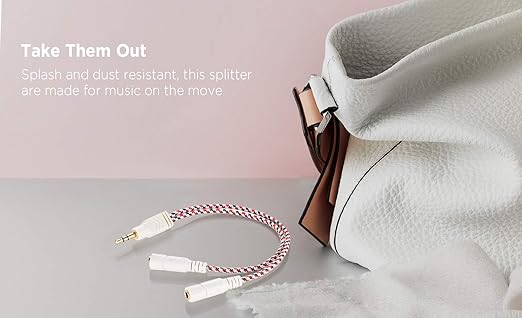 DUKABEL Headphone Splitter, 3.5mm Splitter Cable - Image 4
