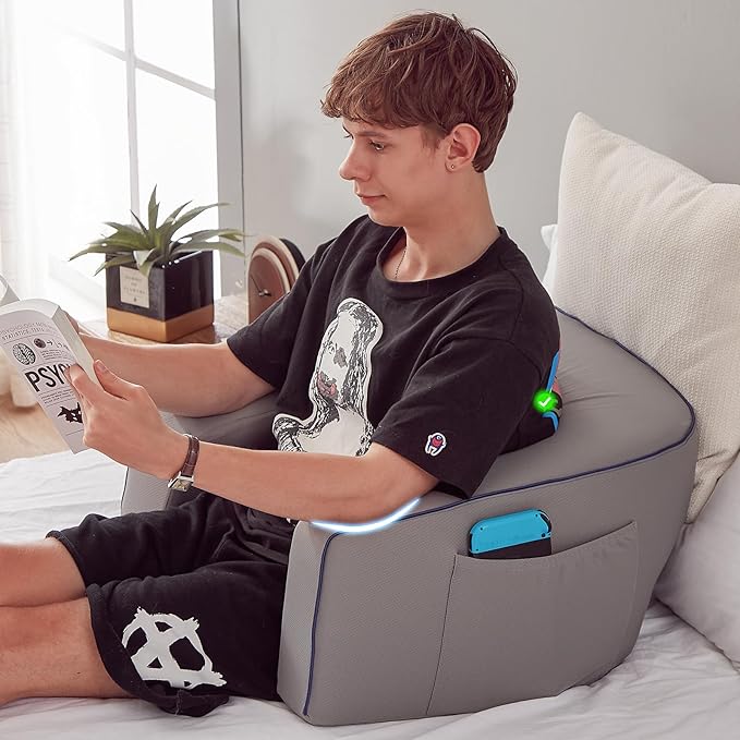 Reading Pillow for Gaming, Extra Large Laptop Pillow for Adult, Memory Foam Lap - Image 6