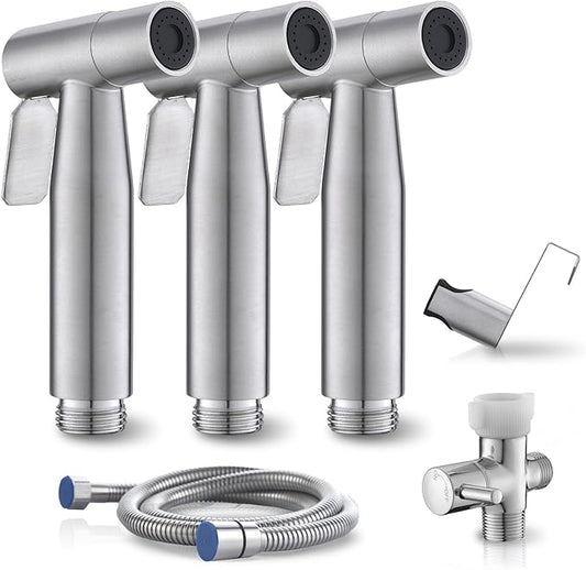 3 Packs BRITULIF Handheld Bidet Sprayer by BRITULIF