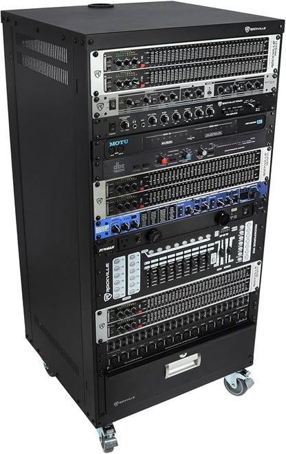 Rockville RR20U 20U Live Sound/Recording Studio Rack Case - Image 4