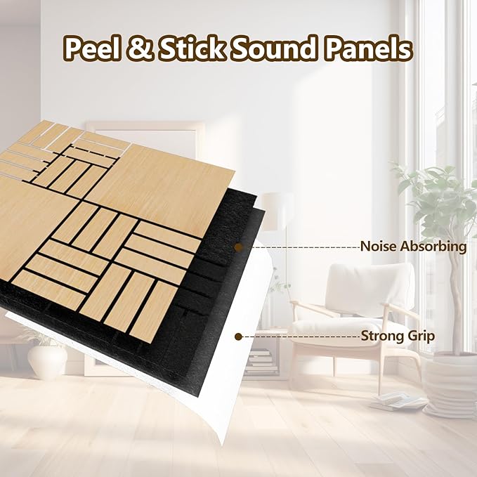 ARMURO 4 Packs Acoustic Wall Panels - Image 5