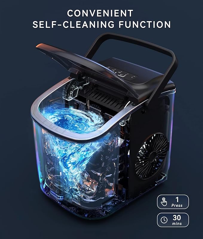 ecozy Portable Countertop Ice Maker - Image 3
