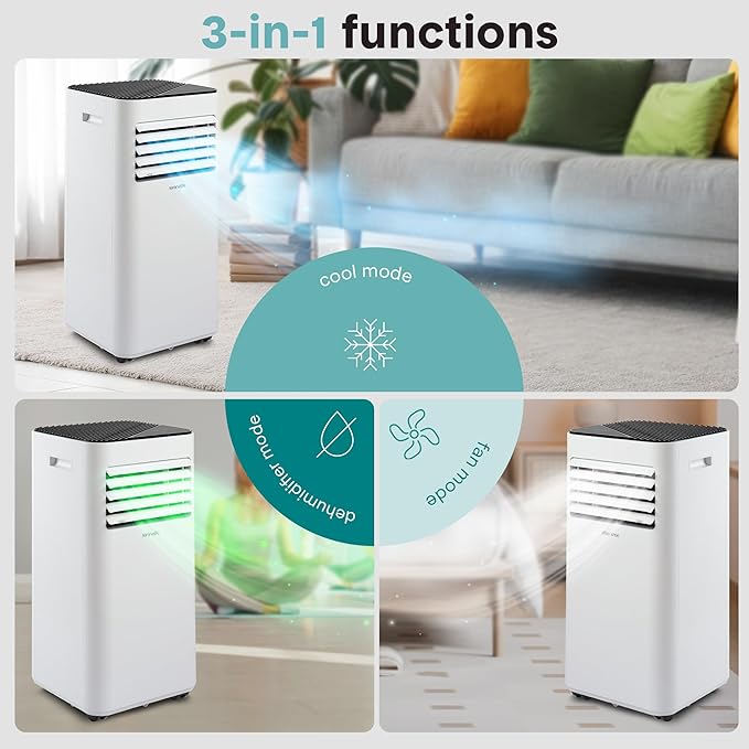 SereneLife Portable Air Conditioner 8, 000 BTU - Image 3