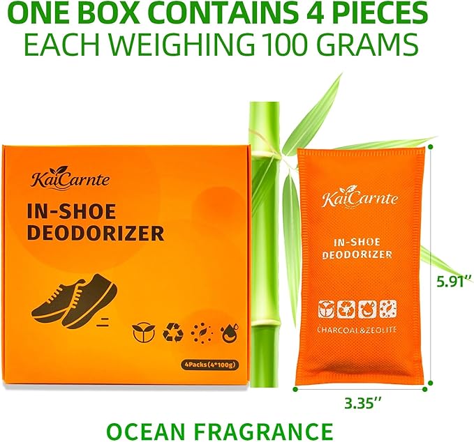 Shoe Deodorizer, Charcoal Odor Absorber, Odor Eliminator, Air Freshener - Image 2