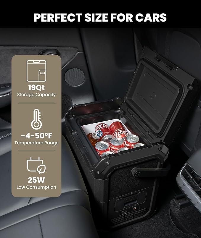 EENOUR D18 19Qt/18L 12V Car Refrigerator - Image 6