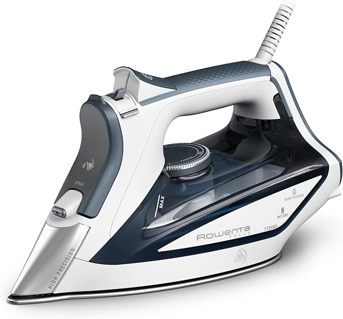 Rowenta Iron Steamer for Clothes, Focus Stainless Steel Soleplate, 400 by Rowenta