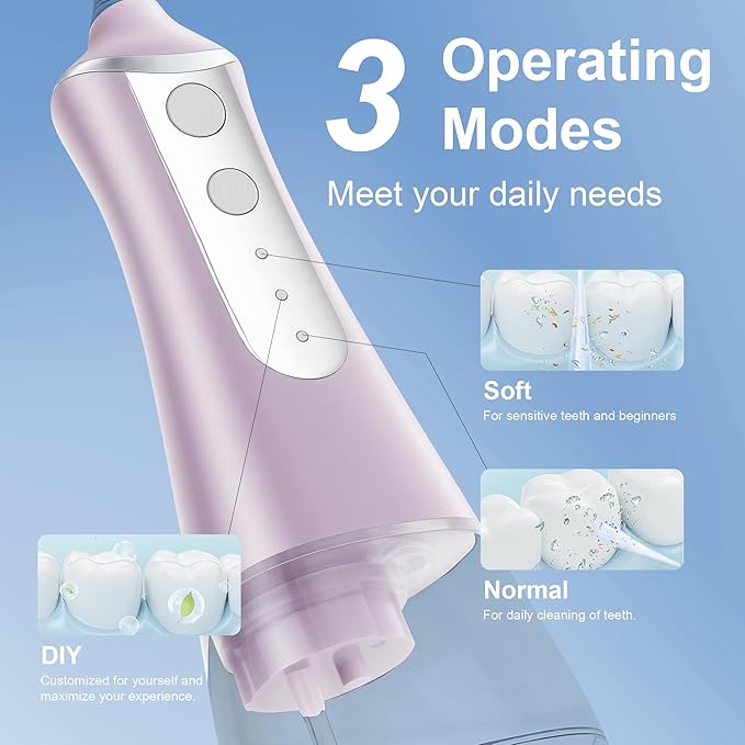 Electric Water Flosser Water Flosser Portable Dental Flosser Oral Cleaning - Image 3