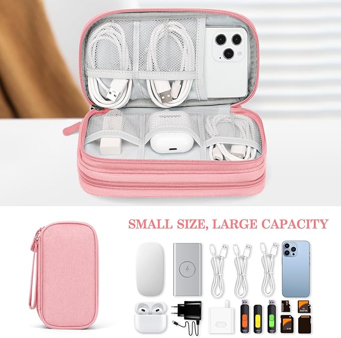 FYY Electronic Organizer, Travel Bag, Carry Case Portable Waterproof Double - Image 6