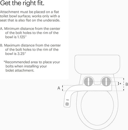 Brondell FSP-150 FreshSpa Thinline Precision Essential Bidet Attachment - Image 6
