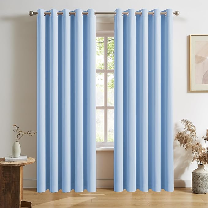 DUALIFE Extra Long 120 Inch Length Curtains by DUALIFE