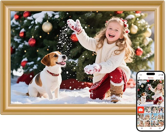 Frameo 10.1 Inch WiFi Digital Picture Frame, 1280x800 HD IPS Touch Screen Photo by BrightandPowerYourLife