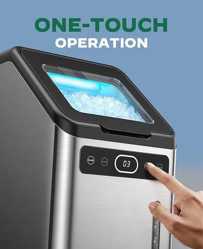 Silonn Nugget Ice Makers Countertop, Timer Pebble Ice Maker - Image 3