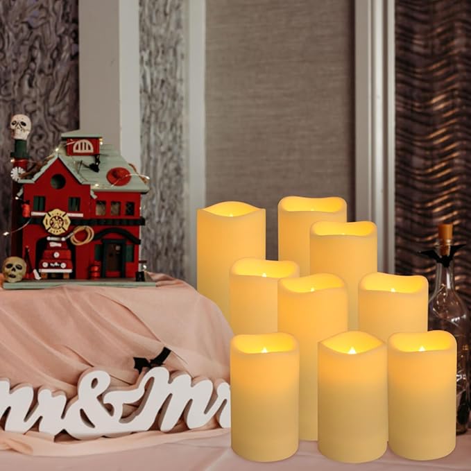 Set of 24 Waterproof Outdoor Flameless Candles, LED Candles - Image 3