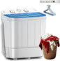 Portable Twin Tub 18lbs Washing Machine by Erivess