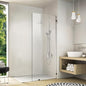 Bathroom Shower Door 30.5" W x 78.75" H, Frameless Fixed 3/8" Thick Clear by Danmeiwying