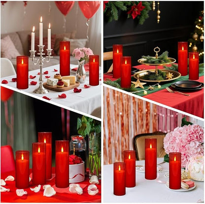 24-Pack Red Flameless LED Candles - Image 9