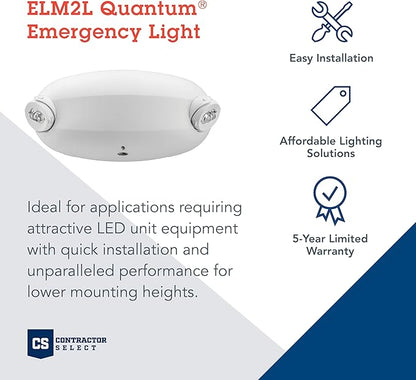 Lithonia Lighting Quantum Emergency Light, Contemporary Commercial LED - Image 2